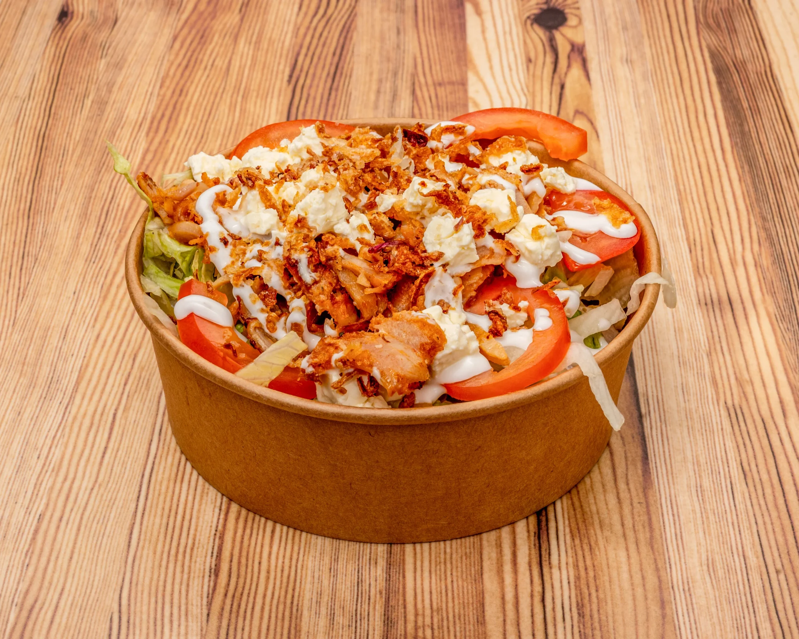 Ensalada Gyros de NewRoll en Las Palmas