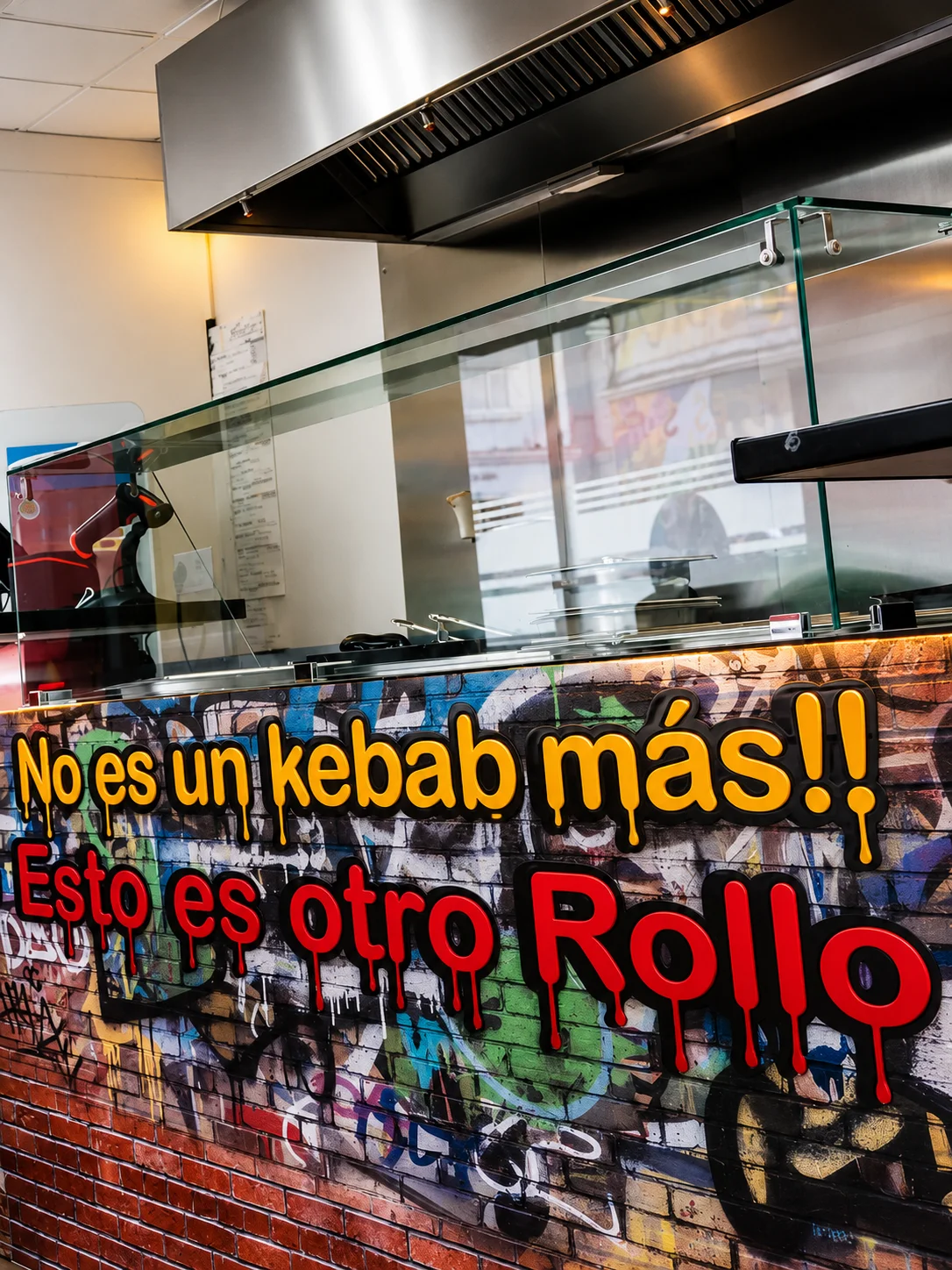 Interior NewRoll — No es un kebab más