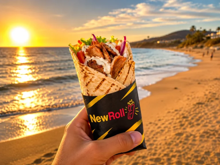 Kebab de NewRoll para disfrutar después de un día de playa en Las Palmas